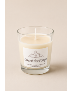 Bougie parfumée artisanale fleur d'oranger Grasse Artisan des Sens