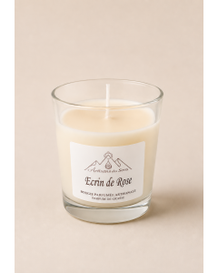 Bougie parfumée artisanale rose Grasse Artisan des Sens
