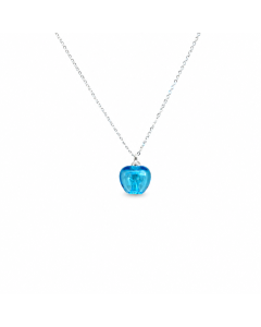 collier-pendentif-bijou-diffuseur-parfum-verre-soufflé-pomme-bleu-ciel-argenté-artisan-des-sens