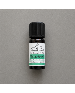huile essentielle biologique Menthe poivrée 100% pure et naturelle